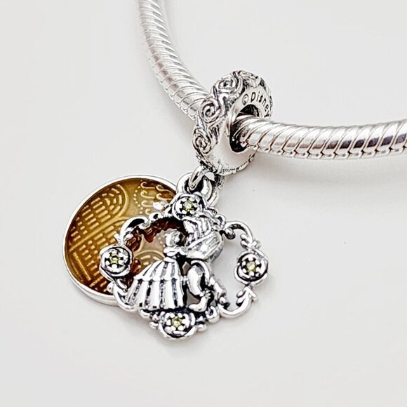 Pandora Disney Beauty and the Beast Dangle Charm - Picture 2 of 4